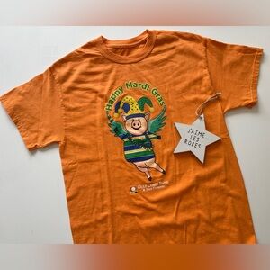 Vintage Orange “Happy Mardi Gras” Pig T-Shirt - NEVER WORN!